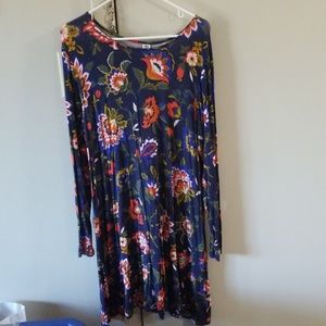 Navy floral Old Navy Dress
